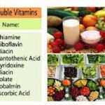 পানিতে দ্রবণীয় ভিটামিনসমূহ । Water Soluble Vitamins