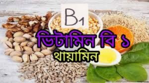 ভিটামিন বি১ কমপ্লেক্স বা থায়ামিন বা এনিউরি । Vitamin-B1 complex or Thiamine or Aneurin