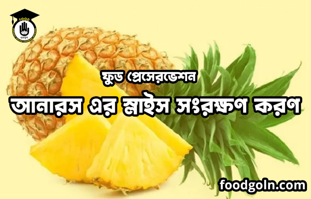 আনারস এর স্লাইস সংরক্ষণ করণ | ফুড প্রেসেরভেশন 7 আনারস এর স্লাইস সংরক্ষণ করণ | ফুড প্রেসেরভেশন