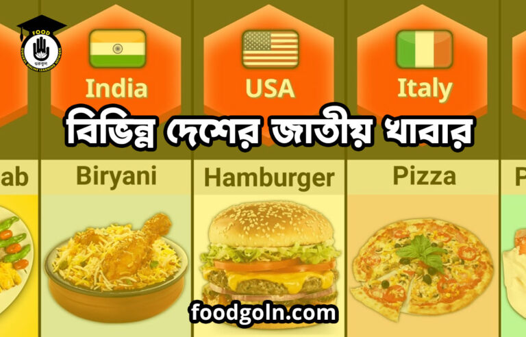 বিভিন্ন দেশের জাতীয় খাবার