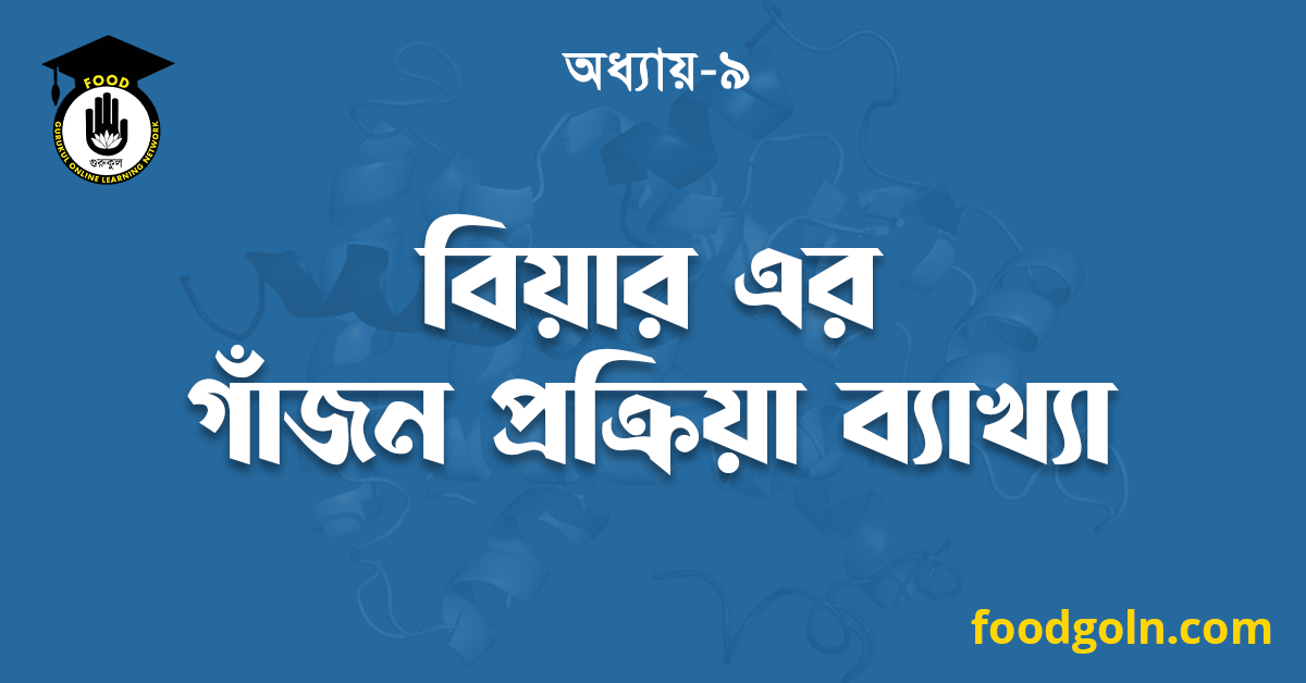 বিয়ার এর গাঁজন প্রক্রিয়া ব্যাখ্যা 1 বিয়ার এর গাঁজন প্রক্রিয়া ব্যাখ্যা