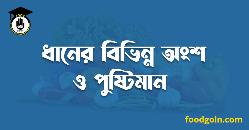 ধানের বিভিন্ন অংশ ও পুষ্টিমান 11 ধানের বিভিন্ন অংশ ও পুষ্টিমান