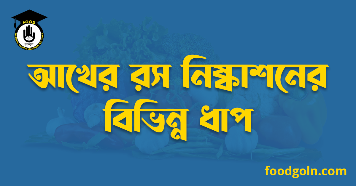 আখের রস নিষ্কাশনের বিভিন্ন ধাপ 1 আখের রস নিষ্কাশনের বিভিন্ন ধাপ